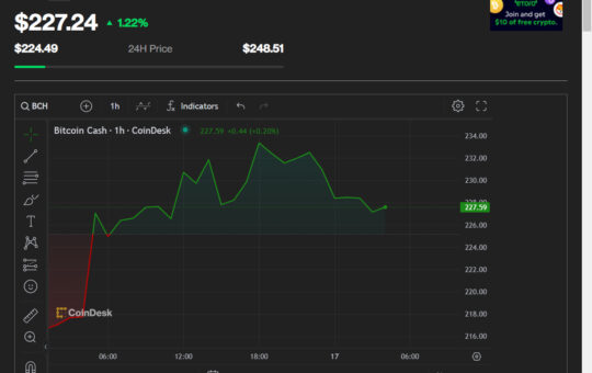 Bitcoin Cash Pushes Higher As It Benefits From Successor Of Its Predecessor Bitcoin